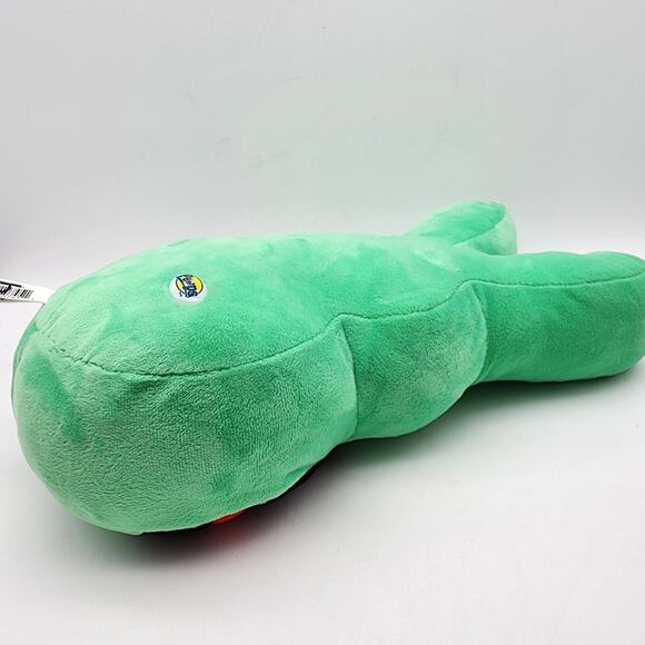 Peeps Green Plush Bunny 13" Super Hero Costume Red Mask Stuffed Animal Toy 2023 - Picture 4 of 8